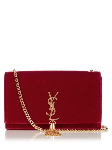 ysl kate velvet red